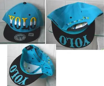 $10 • Buy YOLO Adjustable Snapback Hat Hip Hop You Only Live Once Cap Rost New Premium