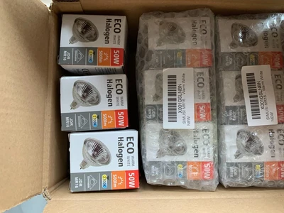 £13 • Buy ECO Halogen 35 Watt = 50w MR16 Warm White Dimmable Lights JDR Pack Of 18 Bulbs