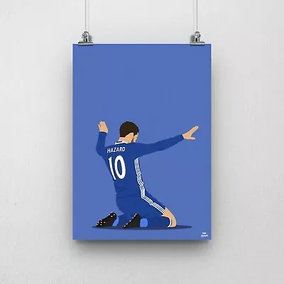 Eden Hazard Poster Chelsea Football Print • £6.50