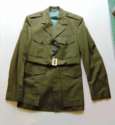 USMC Wool Dress Service Jacket From The Marine Shop Quantico  ~ Medium • $12.95