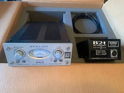 Avalon M5 Pre-Amp With B2T Power Supply In Original Box W/Original Manual • $1250