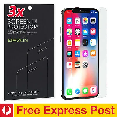 $19.99 • Buy [3 Pack] Apple IPhone X (5.8 ) Anti-Glare Matte Protector Film By MEZON