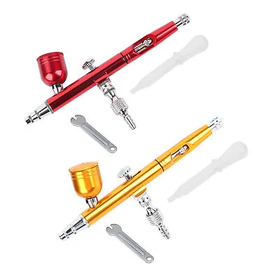 Dual Action Gravity Feed Airbrush 0.3mm Spray Art Paint Tattoo Nail Tool HG • $13.18