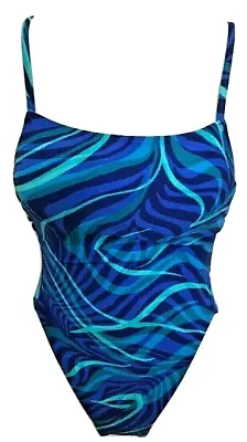 Victorias Secret Magicsuit Slimming Monokini Padded Cups Size 6 A Blue Swimsuit • $29.99