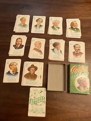 Vintage Authors’ Card Game E.E. Fairchild Corp. Rochester NY • $19.99