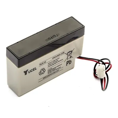 Y0.8-12 Yuasa Yucel Lead Acid Rechargeable Battery 12V 0.8Ah (Alarm Panel) (R12) • £15