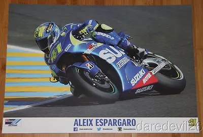 2015 Aleix Espargaro Team Suzuki Ecstar GSX-RR MotoGP Poster • $9.99