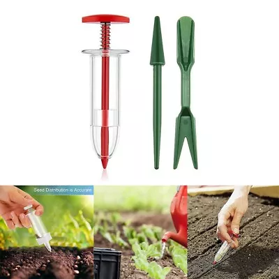 Seeders Small Sower Adjustable Grass Handheld Outdoor Plant Care Planting • $15.95