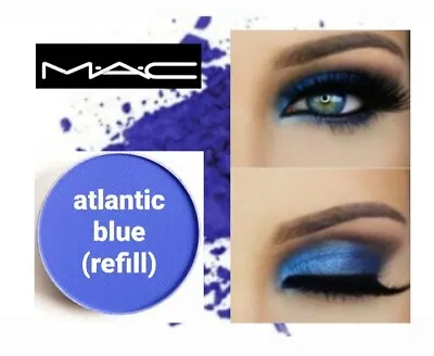 MAC Pro Palette Refill Pan Eye Shadow *ATLANTIC BLUE* / .05 Oz / New In Box • $16.50