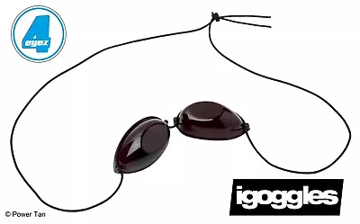 IGoggles For Sunbed/Sun Shower Tanning UVA & UVB Eyewear Protection By 4-Eyez • £1.98