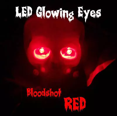 Led Glowing Eyes Halloween Red 5mm 9 Volt Wide Angle 9v • $5.99