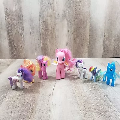 My Little Pony Mixed Lot Of 7 Toy Figures Hasbro MLP Cake Toppers • $7.95