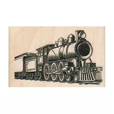 NEW Steam Train RUBBER STAMP Train Stamp Travel Stamp Transportation Stamp • $9.25