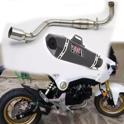 Exhaust For Honda Grom Msx125 Complete Low Mount System With Muffler 2014-2020 • $139.99