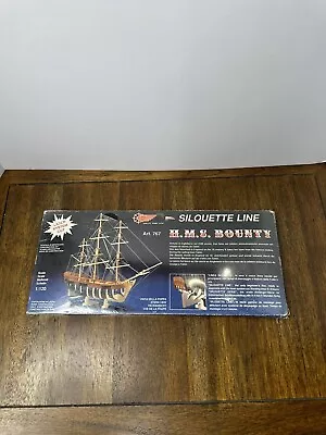 Mantua Model Ship H. M. S. Bounty Art. Kit 767 Italy 1:120 Vintage • $25.99