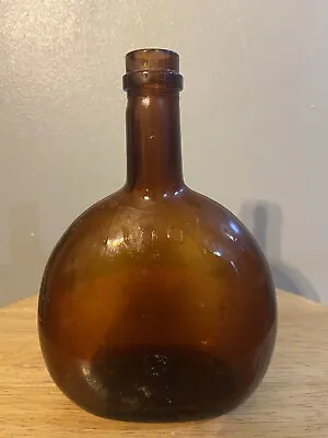 Vinol Private Mould Blown Amber Whiskey Medicine Bottle Patented April 19 1898  • $8