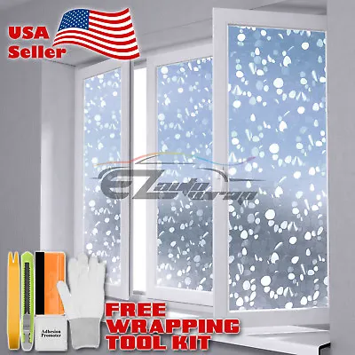 【Frosted Film】 Glass Home Bathroom Window Security Privacy Sticker #4002 • $55.98