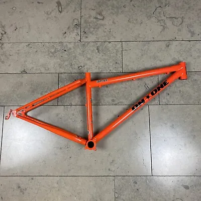 £219.99 • Buy On One Inbred 29” Mountain Bike Frame Steel Orange Small 16” Hardtail XC MTB