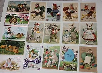 Easter Postcards......antique...rare...lot Of 17...free Shipping. • $33.99