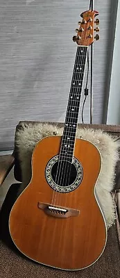 Nice Vintage '81 Ovation 1617 Legend Electric Acoustic Guitar Made In USA Spruce • $450