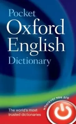 £4.99 • Buy Pocket Oxford English Dictionary Hardback Book The Cheap Fast Free Post