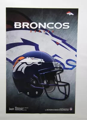 $2.95 • Buy NFL Football Team DENVER BRONCOS Vending Machine Mini Poster 6 X9  In Folder
