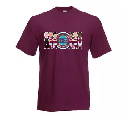 West Ham Utd 2023 Europa Conference Winners Adult Burgundy T-Shirt Tshirt S-3XL • £11.99