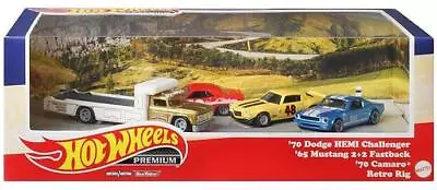 Muscle Car Diorama Premium Hotwheels Boxed Set 2023 1:64 Scale • $59.95