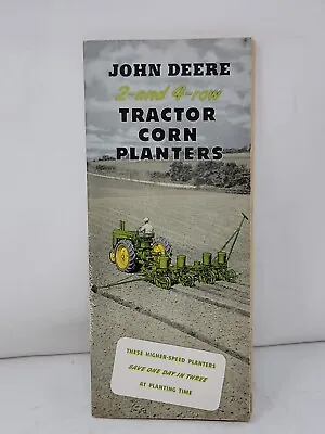 $24 • Buy Original 1948 John Deere Brochure 2 And 4 Row Tractor Corn Planters