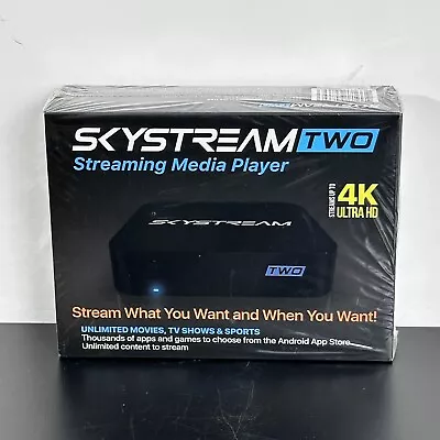 New SKYSTREAM TWO Media Streaming Device Player - Rare Streams Up To 4K Ultra HD • $125