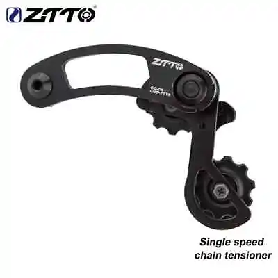 $28.99 • Buy Bicycle Single Speed Chain Tensioner Bike Derailleur Conversion Dual Guide ZTTO