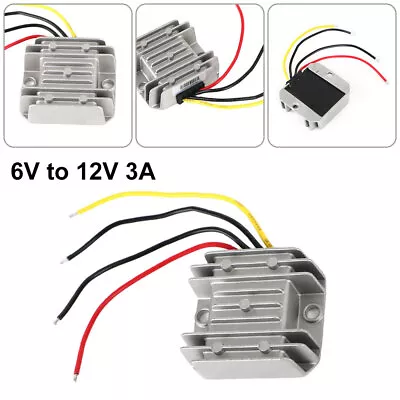 36W 3A Waterproof DC 6V To 12V Step Up Converter Boost Voltage Regulator Module • £12.99