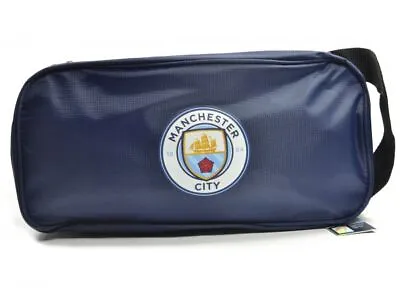 Manchester City Boot Bag  Fc Football School Gym Shin Pad Lfc Shoe Bootbag Fd • £9.95