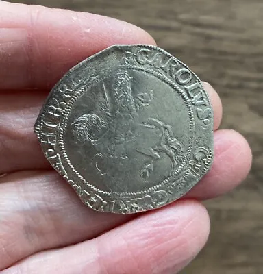 Charles I (1625-1649). Silver Halfcrown. • £335