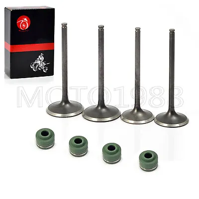 Engine Intake And Exhaust Valves Kit With 4x Seals For Honda CRF450R 2002 - 2006 • $21.99