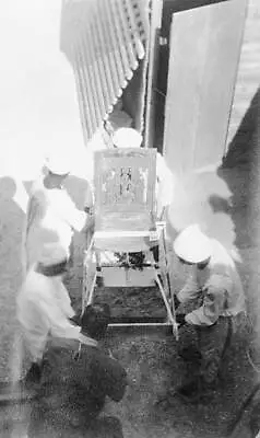 Egypt Tuts Throne Chair Sued By Ancient King Tutankhamen Egypt - 1923 Old Photo • $9