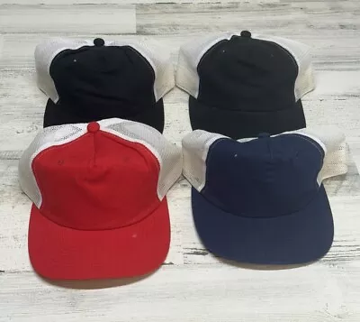Make Your Own Hats With These 4 Blank Trucker Snapback Hats Caps - Cats Eye  • $24.95