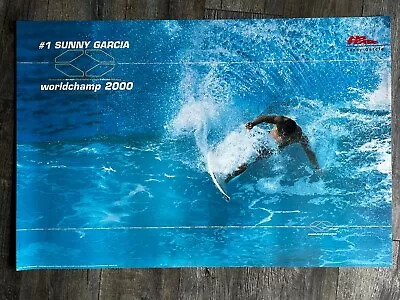 SUNNY GARCIA Vintage Poster Surfing #1 World Champ 2000 No Fear Surf Surfer • $39