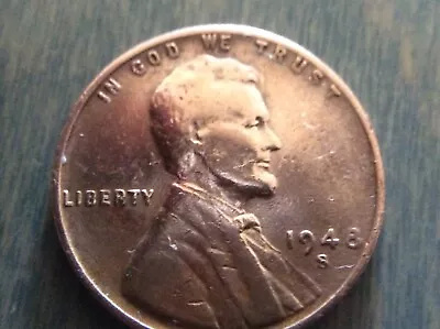 1948 S Lincoln Wheat PennyREV AME In America Missing • $1200