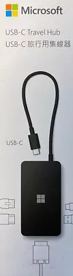 $99 • Buy Brand New Microsoft Surface USB-C Travel Hub Black USB A VGA Port Ethernet HDMI