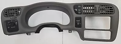 OEM 98-05 S10/Blazer/Jimmy/Sonoma Gauge Cluster Dash Bezel - Pewter - DOUBLE DIN • $149.95