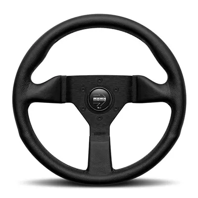 MOMO Steering Wheel MONTECARLO Black Leather 320mm  • $209