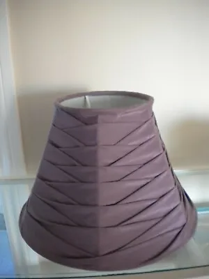 £5 • Buy Mauve Pleated Lampshade