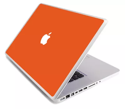 ORANGE Vinyl Lid Skin Cover Decal Fits Apple MacBook Pro 15 A1268 Laptop • $9.99