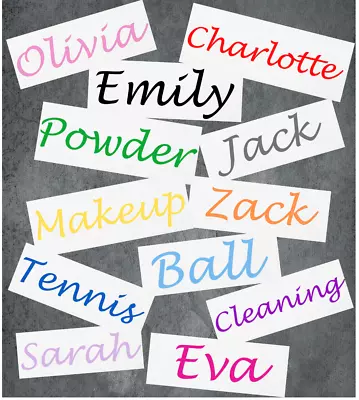£120 • Buy Personalised Name Word Sticker Text Cut Vinyl Decal Fancy Font Sticker Gift 