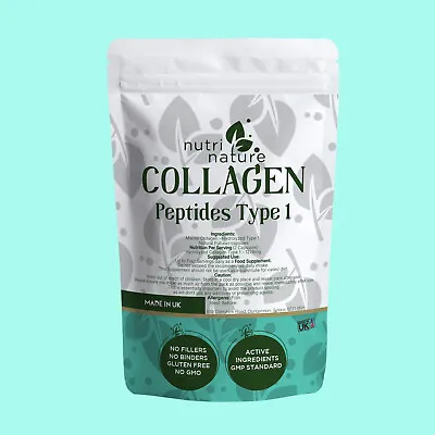 Marine Hydrolysed Collagen Type 1 Skin Hydration Hair Skin Beauty 120 Caps • £19.99