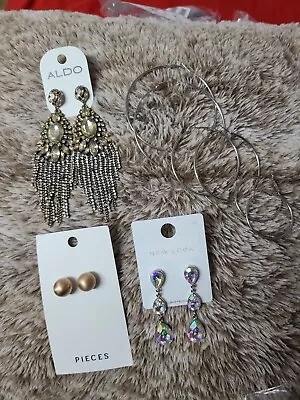 £24.99 • Buy Mix Brand Jewellery Set Earrings On Offer Aldo ASOS River Island Set Of 4