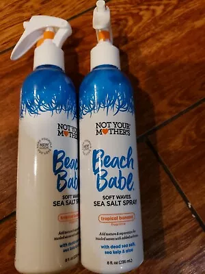 $24.99 • Buy Not Your Mother's Beach Babe Soft Waves Sea Salt Spray 2-Pack- 8 Fl Oz -