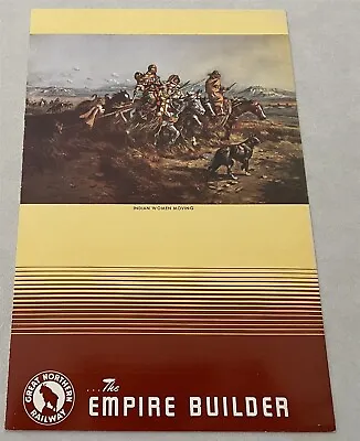 $49.99 • Buy Vintage Great Northern Railroad Dining Car Menu Empire Builder Charles Russell 