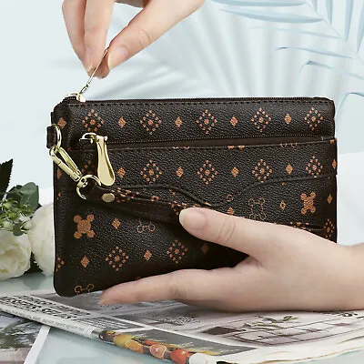 $9.48 • Buy Women Clutch Bag Leather Wallet Handbag Card Holder Long Purse Phone Case Pouch
